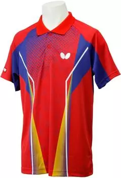 Рубашка на Новый год с бабочкой 44810 Красная O красный