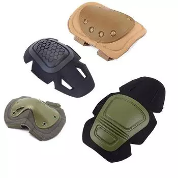 Рубашка Налокотники Пейнтбол Брюки спецназа Наколенники onesize чёрный