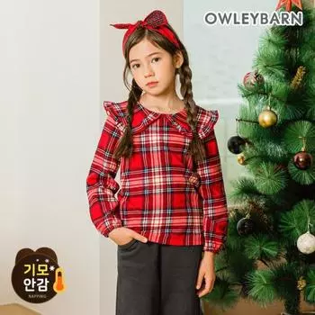 Футболка флисовая Olivean Like Check, красная Red/120