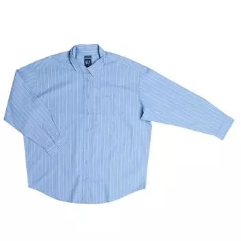 Женская рубашка свободного покроя из поплина с длинными рукавами 664975 M