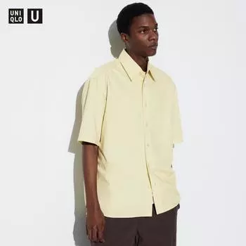 Рубашка оверсайз UNIQLO JAPAN с рукавом 5 минут