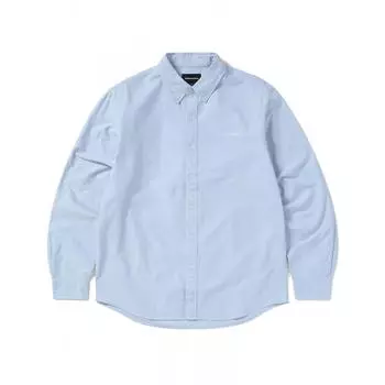 Рубашка Оксфорд с логотипом ThisisneverThat T светло-голубая S