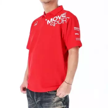 Рубашка поло Descente SUNSCREEN ST5SHS03M красная O размер [Move Sports] мужская красный