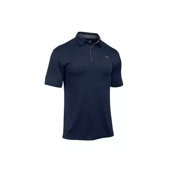 Рубашка-поло для гольфа Under Armour Tech Performance, мужские топы, темно-синие 1290140-410 S