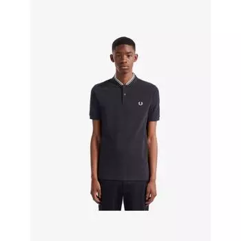 Рубашка-поло FRED PERRY из натуральной ткани с воротником-бомбером 248 AFPM2314526 248