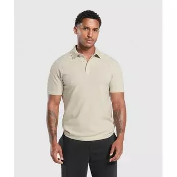 Рубашка поло Gymshark Waffle, цвет серый, A1b8g Gb7p XS