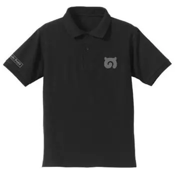 Рубашка поло Kemono Friends Japari Park, черная, размер S