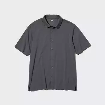 Рубашка поло открытого типа UNIQLO Airism с короткими рукавами