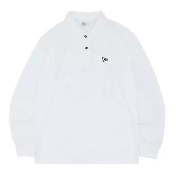 Рубашка поло пике с длинным рукавом GOLF белого цвета, размер S [New Era]