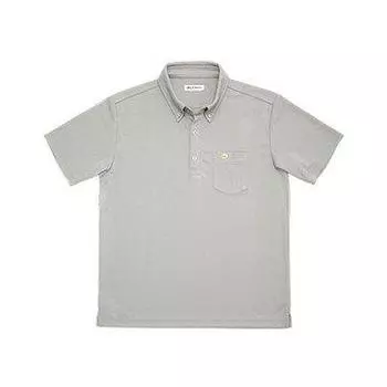 Рубашка поло RAKU Button Down серая M