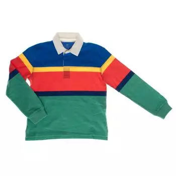 Рубашка поло с длинными рукавами 582426 для мальчиков 4/5 AOS разноцветный