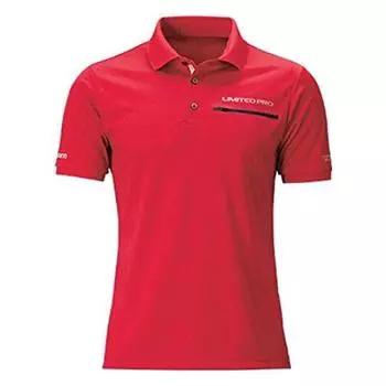 Рубашка поло SHIMANO LTD Pro Blood Red S SH-174T
