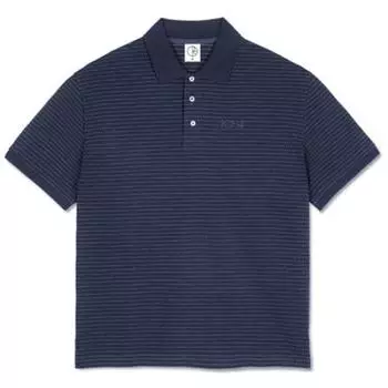 Рубашка-поло Skate Polar DOTS SURF, темно-синяя, с коротким рукавом [Polar Co.] (L) синий