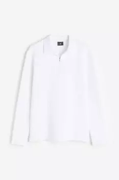 рубашка-поло Slim Fit Scuba на молнии