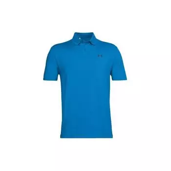 Рубашка поло сплошного цвета Under Armour Performance 2.0, мужские топы, синяя 1342080-428 XXL