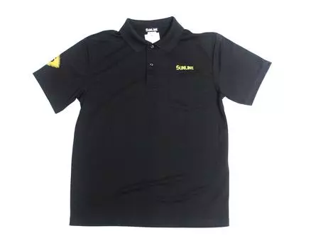 Рубашка поло Sunline SUW-15404DP Dry, цвет черный, золотой, размер L (5011)