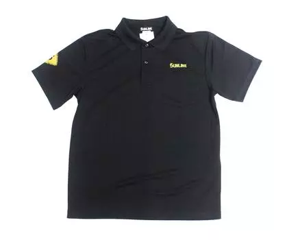 Рубашка поло Sunline SUW-15404DP Dry, цвет черный, золотой, размер XXL (5035)