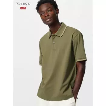 Рубашка поло Uniqlo Japan Dry Kanoko 00 WHITE/XS