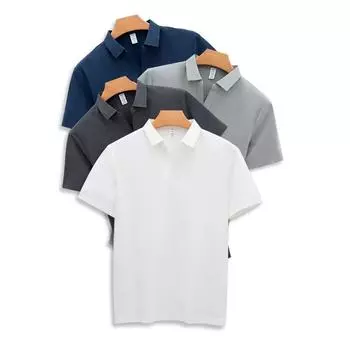Рубашка поло Влаговпитывающая Быстросохнущая Футболка С Короткими Рукавами Антибактериальная Крутая Рубашка поло Мужская S