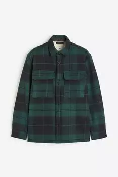 Рубашка Regular Fit на подкладке Teddy