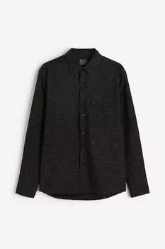 Рубашка Regular Fit с воротником-стойкой
