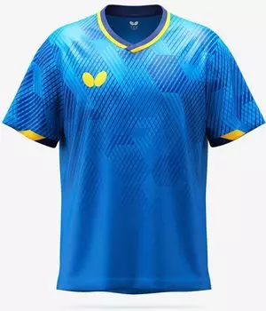 Рубашка Resene 46590 Синяя S [Бабочка] синий