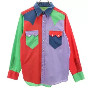 Рубашка RockMount Old Western с длинным рукавом Мужская Б/У