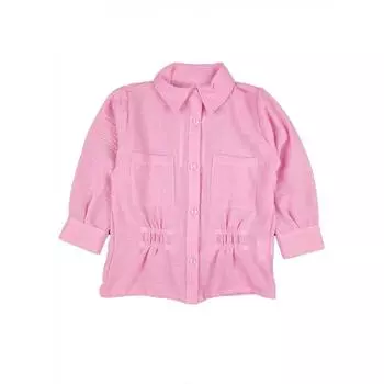 Рубашка с эластичной резинкой на талии для девочек