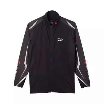Рубашка с длинным рукавом DAIWA, черная, размер M, DE-7222 чёрный