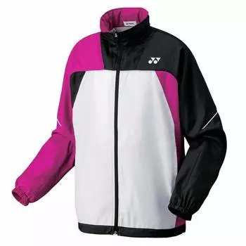 Рубашка с длинным рукавом и подкладкой из ветровки SS [YONEX], рубашка, белая/черная