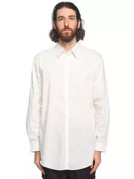 Рубашка с длинным рукавом из эластичного хлопка с графическим принтом GFX белого цвета 1XL (Мудро) Y-3 [Y3JE9273] / [Предмет] белый