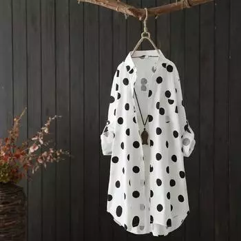 Рубашка с длинным рукавом, классический дизайн с пуговицами спереди, стильная женская удобная повседневная одежда, новый стиль XXL чёрный