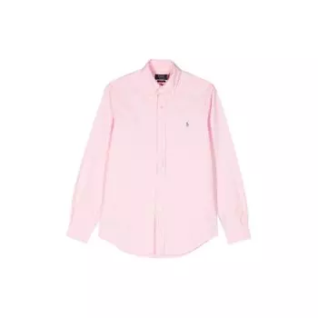 Рубашка с длинным рукавом на пуговицах Polo Ralph Lauren Мужские рубашки Розовая 710805564-027 M