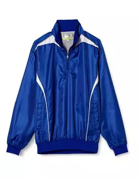 Рубашка с длинным рукавом Prejean Half ZIP с длинным рукавом D Синий x Белый Япония O японский размер [SSK] (Сетчатая подкладка) Мужской (6310) (эквивалент 2л)