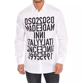 Рубашка с длинным рукавом S74DM0521-S36275 мужская 48 белый