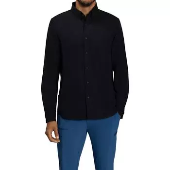 Рубашка с длинным рукавом Seon Asian Fit, рубашка с длинным рукавом AF, мужская, черная [Mammut] Мужская/Seon 1015-01260 чёрный