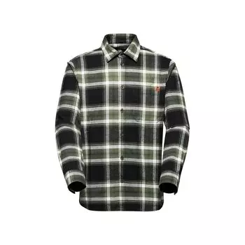 Рубашка с длинным рукавом Trovat Asian Fit, рубашка с длинным рукавом AF Men S [Mammut] Мужская/Trovat 1015-01480 черный-болотный