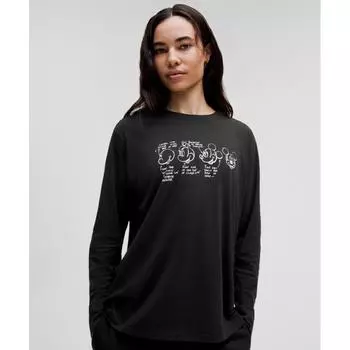 Рубашка с длинными рукавами Disney X Lululemon All Yours, черная 4
