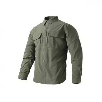 Рубашка с длинными рукавами для активного отдыха, эластичный, скользящий, солнцезащитный топ, мужская повседневная водонепроницаемая, быстросохнущая рубашка, топ для инструментов XS серый