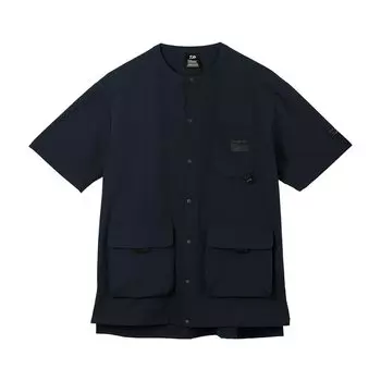 Рубашка с карманом DAIWA DE-3622 темно-синяя, размер L