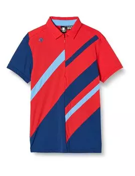 Рубашка с коротким рукавом DGMPJA09 RD00 Япония M на японский размер [DESCENTE GOLF] Мужская (красный) (эквивалент М)