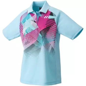 Рубашка с коротким рукавом Game Shirt Aqua Blue L [YONEX] женская (111)