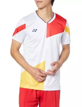 Рубашка с коротким рукавом Game Shirt белая M [Yonex] (Подходящий стиль) Мужской (011)