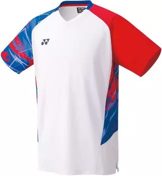Рубашка с коротким рукавом Game Shirt белая S [Yonex] (Подходящий стиль) Мужской (011)