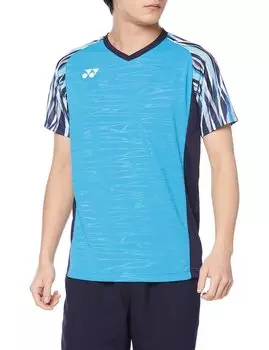 Рубашка с коротким рукавом Game Shirt бирюзового цвета S [YONEX] (Подходящий стиль) Мужской (161)