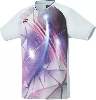 Рубашка с коротким рукавом Game Shirt Ice Gray M [YONEX] (Подходящий стиль) Мужской (326)