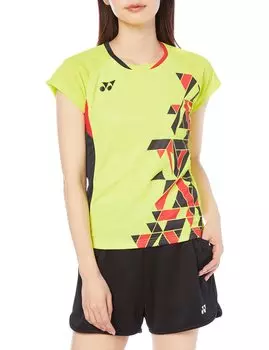 Рубашка с коротким рукавом Game Shirt Lime Yellow O [YONEX] женская (500)