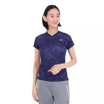 Рубашка с коротким рукавом Game Shirt Navy Blue M [YONEX] женская (019)