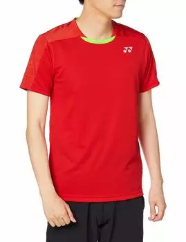 Рубашка с коротким рукавом Game Shirt Sunset Red Japan SS на японский размер [Yonex] (Подходящий стиль) (496) (эквивалент XS)