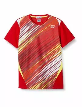 Рубашка с коротким рукавом Game Shirt Sunset Red Japan SS на японский размер [Yonex] (Подходящий стиль) (496) (эквивалент XS)